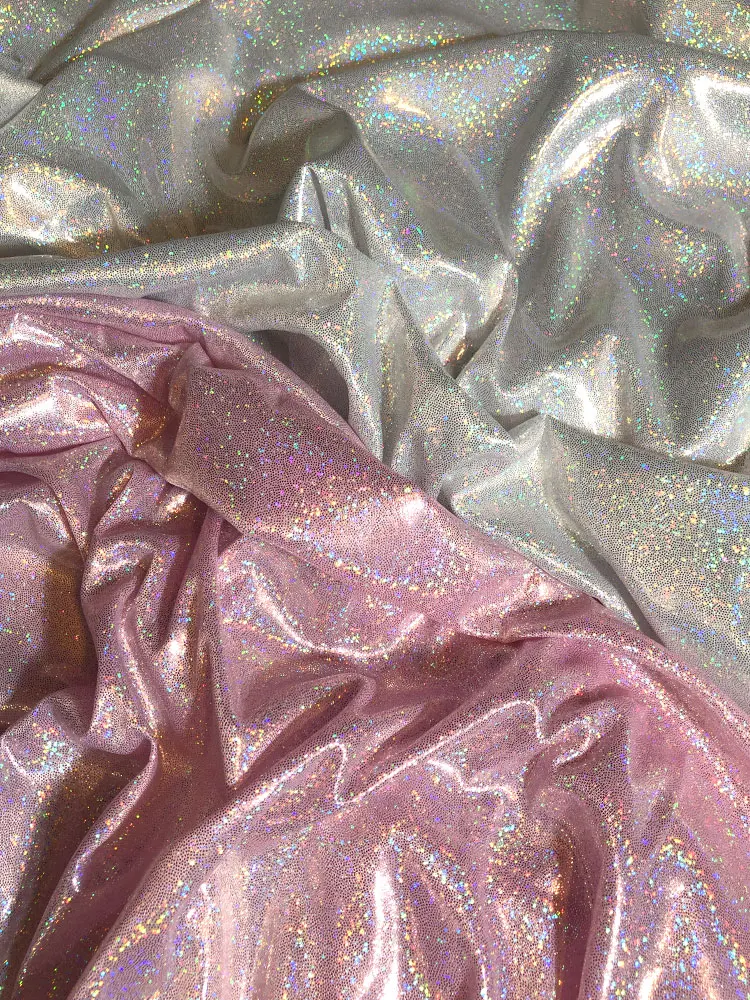 

Starry Sky Skirt and Child Clothing Designer Fabric Sparkling Fabric Hanfu Light Yarn Clothing Fabric Starry Sky Stage Wedding