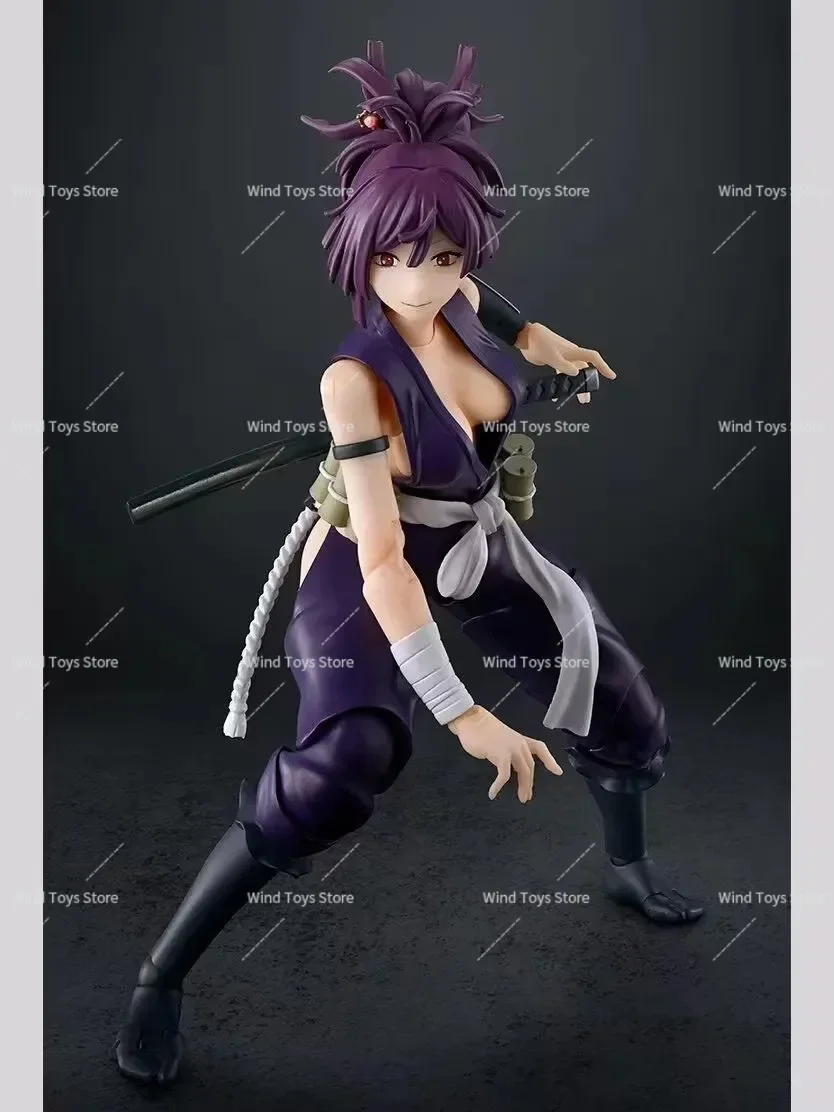 متوفر في المخزون الأصلي Sh Figuarts Shf Hell's Paradise Yuzuriha شخصيات الحركة نموذج اللعب أنيمي التماثيل البلاستيكية هدية #4