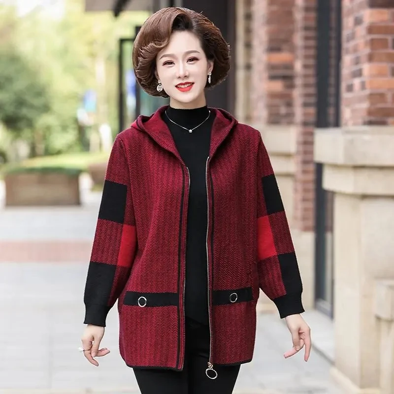 Wool Blend Coats Womens Woolen Coat Double Collar Autumn Tweed Double-Breasted Contrasting Elastic Waist Hardshell Flounce Bell