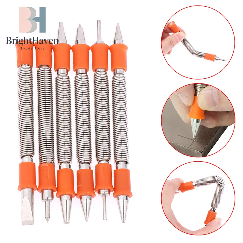 

Spring Tool Chisel Nail Punch Center Punch Pinning Punch Spring Loaded Rivet Removal Kit For Wood B.H