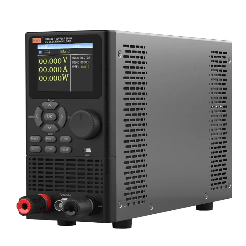 Programmable negative electronic load tester for measuring internal resistance discharge of 400W battery capacity