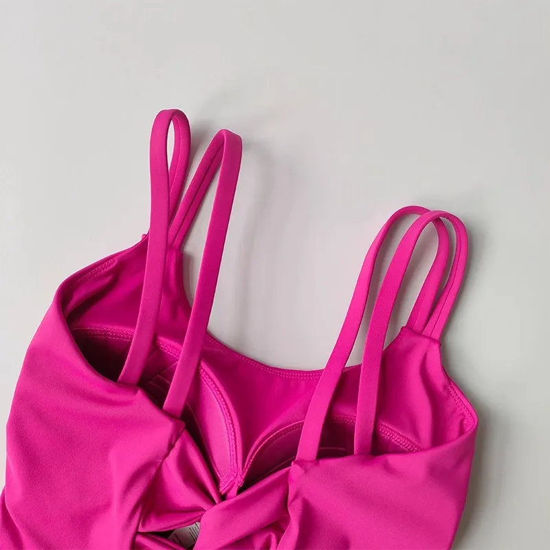 Sport-BHs für Damen, Fitness-Oberteile, verführerische Unterwäsche, Push-up-BH mit festen Polstern, Yoga-BH, Unterwäsche mit Rückenbindung, Laufweste, Sportoberteile für das Fitnessstudio. – Detail 22