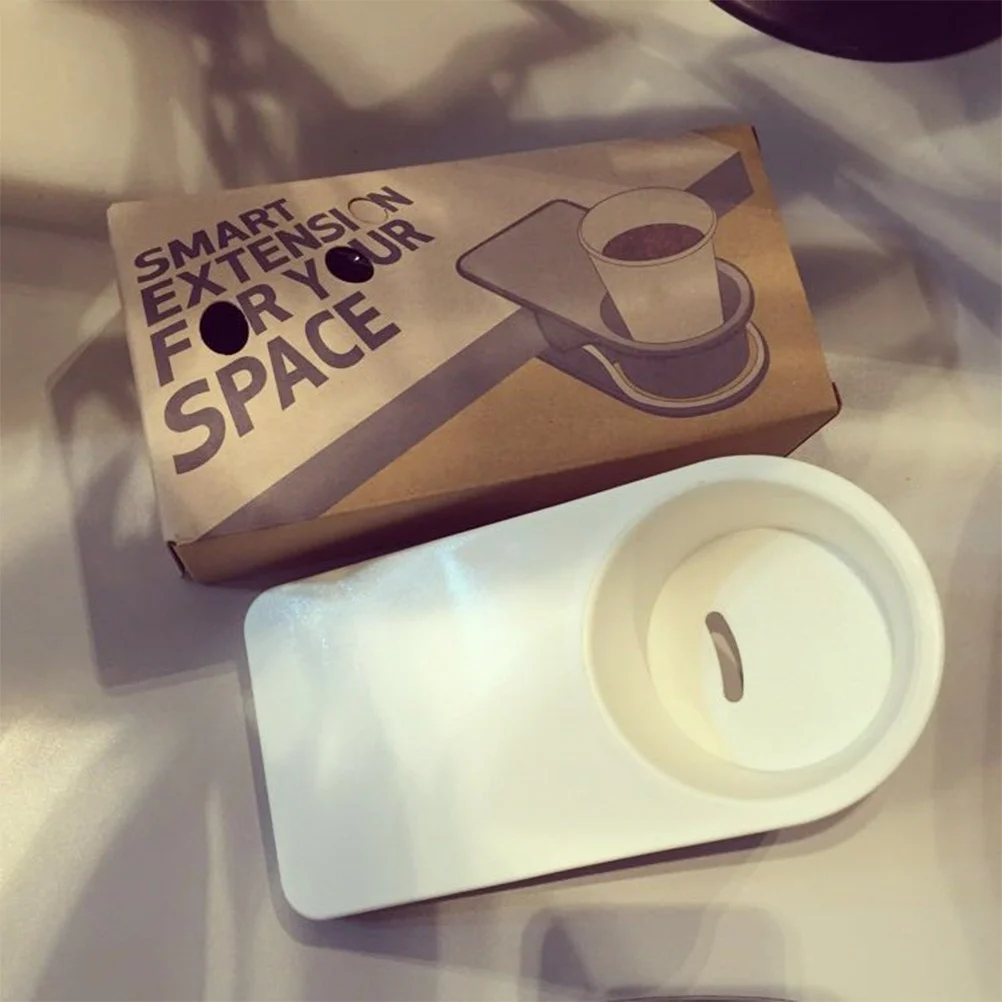 

Table Side Clip for Desk White ABS Material Perfect Gift Idea for Office Use Space Saving and Convenient Cup Holder Clip