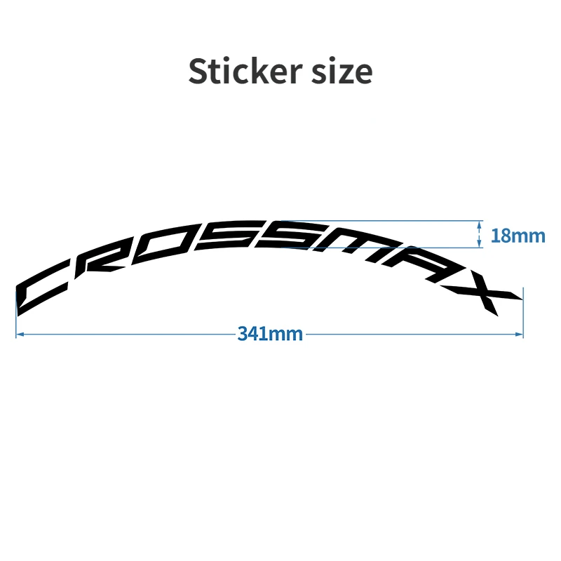 Mountainbike mavic CROSSMAX Rim Stickers MTB Bike Wheel Decals Cycing Decorative Waterproof Film Bicycle Accessories