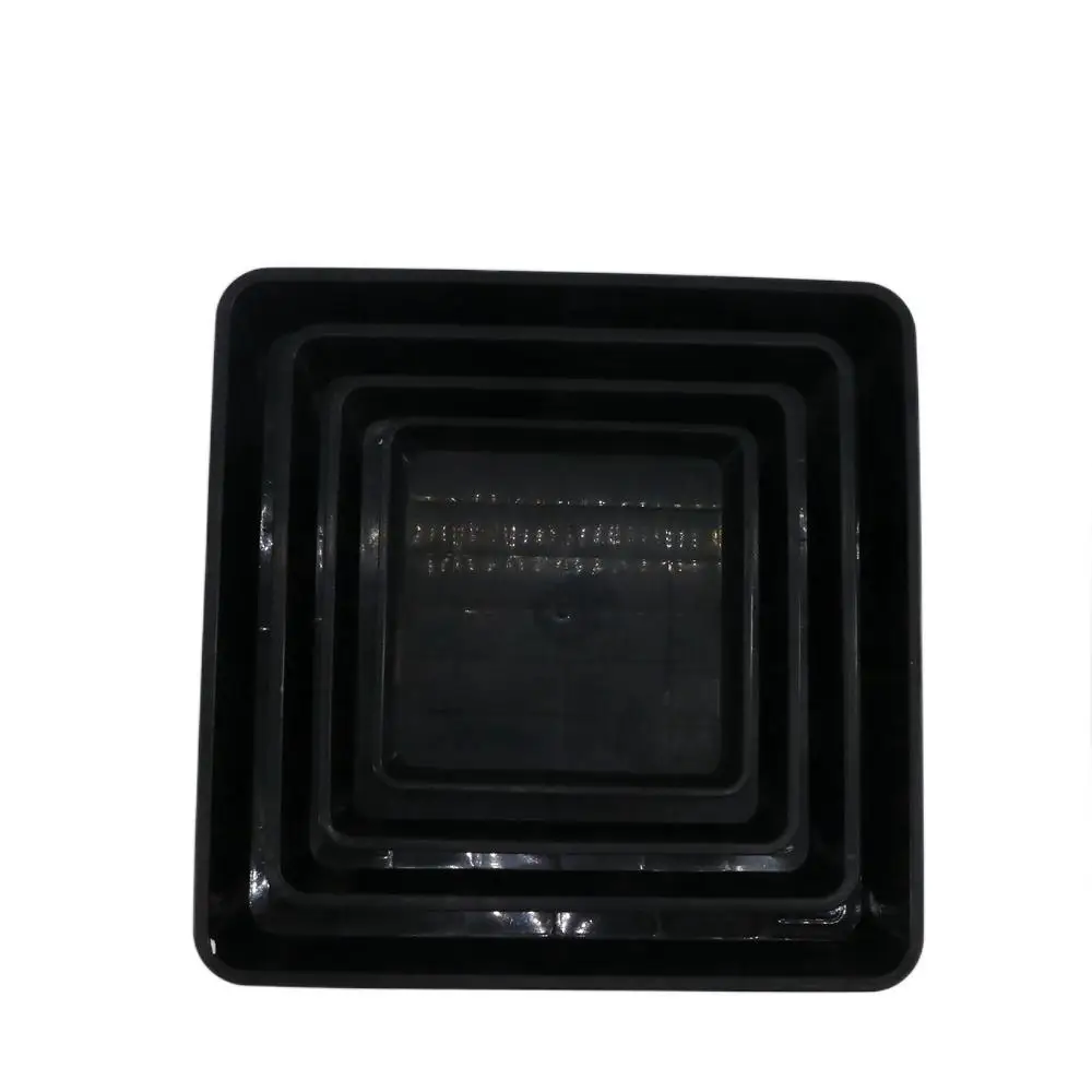 Plastic Square Outdoor Home Daily Flower Pot Tray Drip Tray Planter Tray Garden Supplies