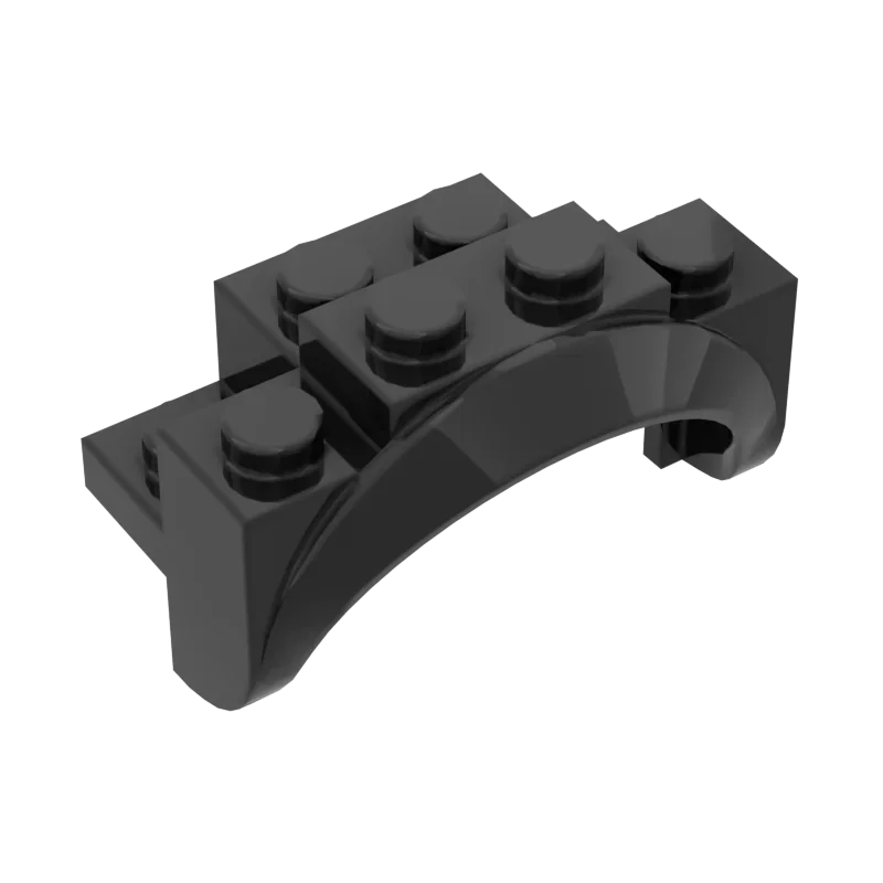 10 قطعة أجزاء MOC 35789 عجلة قوس قطعة من نسيج 2x4x2 الطوب المتوافق لتقوم بها بنفسك تجميع اللبنات الجسيمات طفل لعبة الدماغ هدية