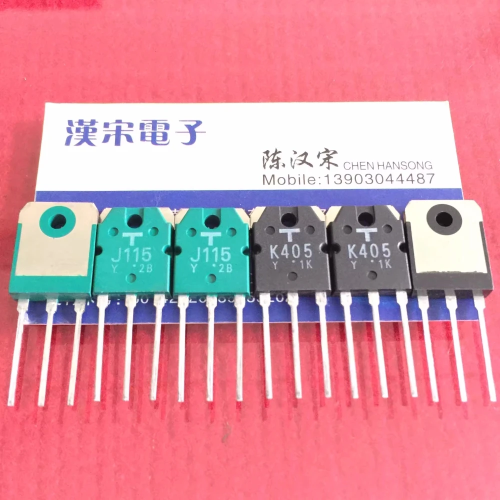 

2SK405 2SJ115 100%New&Original Audio Power Amplifier Matching Transistor Audio Dedicated Matching Transistor