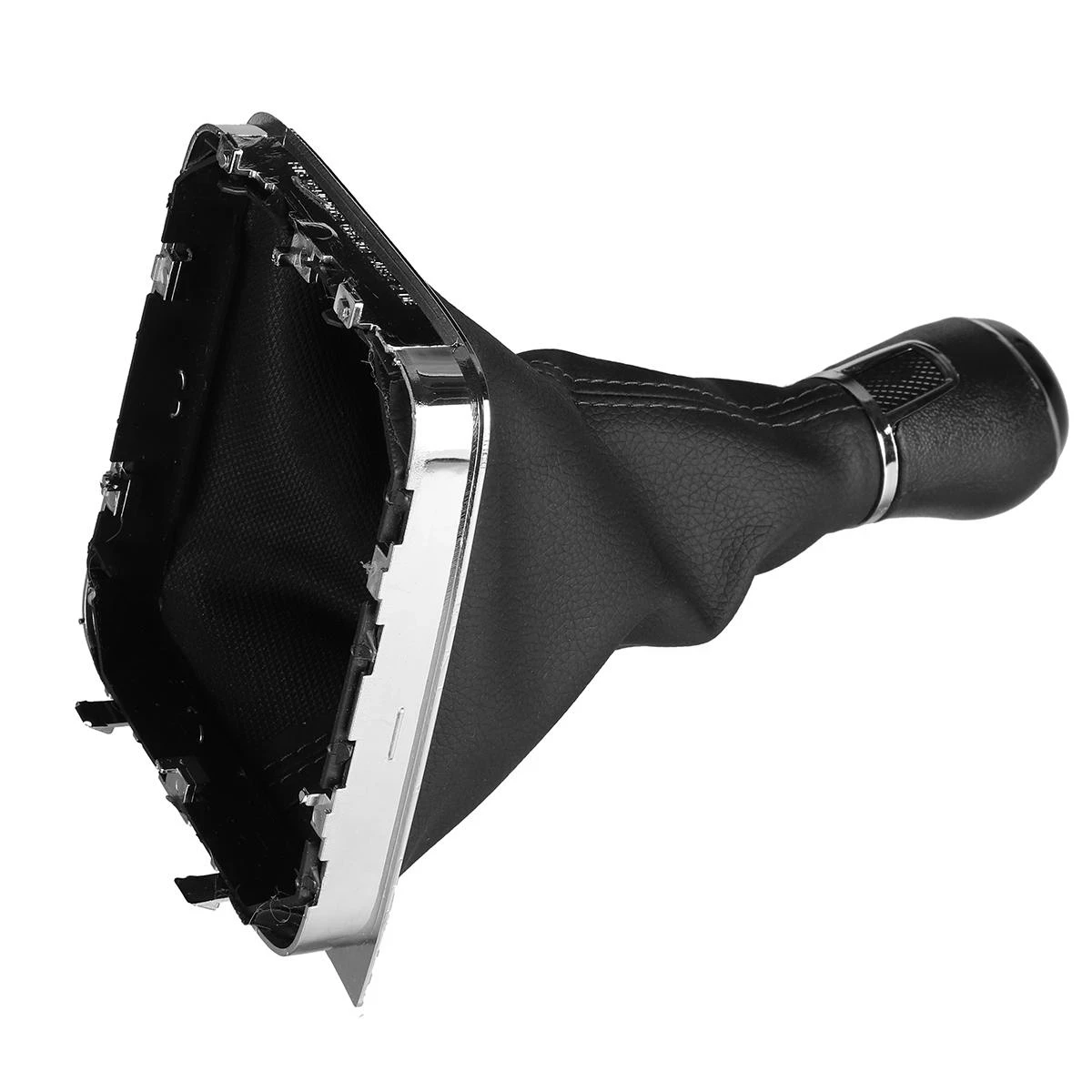

N31R_6 Vitesses Pommeau de Levier de Vitesse GuêTre Couverture de Botte en Cuir PU Pour-Passat 3C B6 3C2 3C5 2005-2011