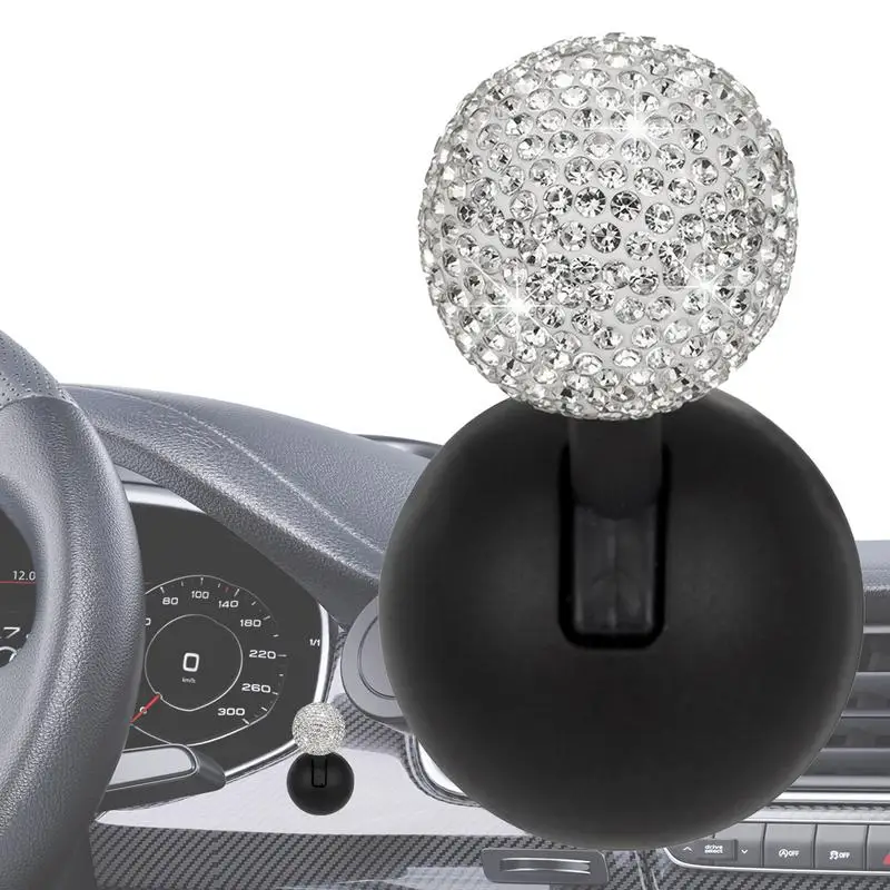 Car Start Button Ball-bar Car Engine Start Stop Button Joystick Ball Club Style Car One-touch Start Button Rocker Auto accessory