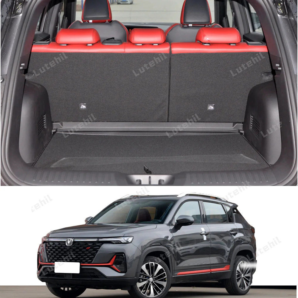 Car Floor Mats For Changan CS35 Plus 2018-2024 23 22 21 Trunk mat Cargo Liner Protection Carpet Custom Floor Liners Accessories