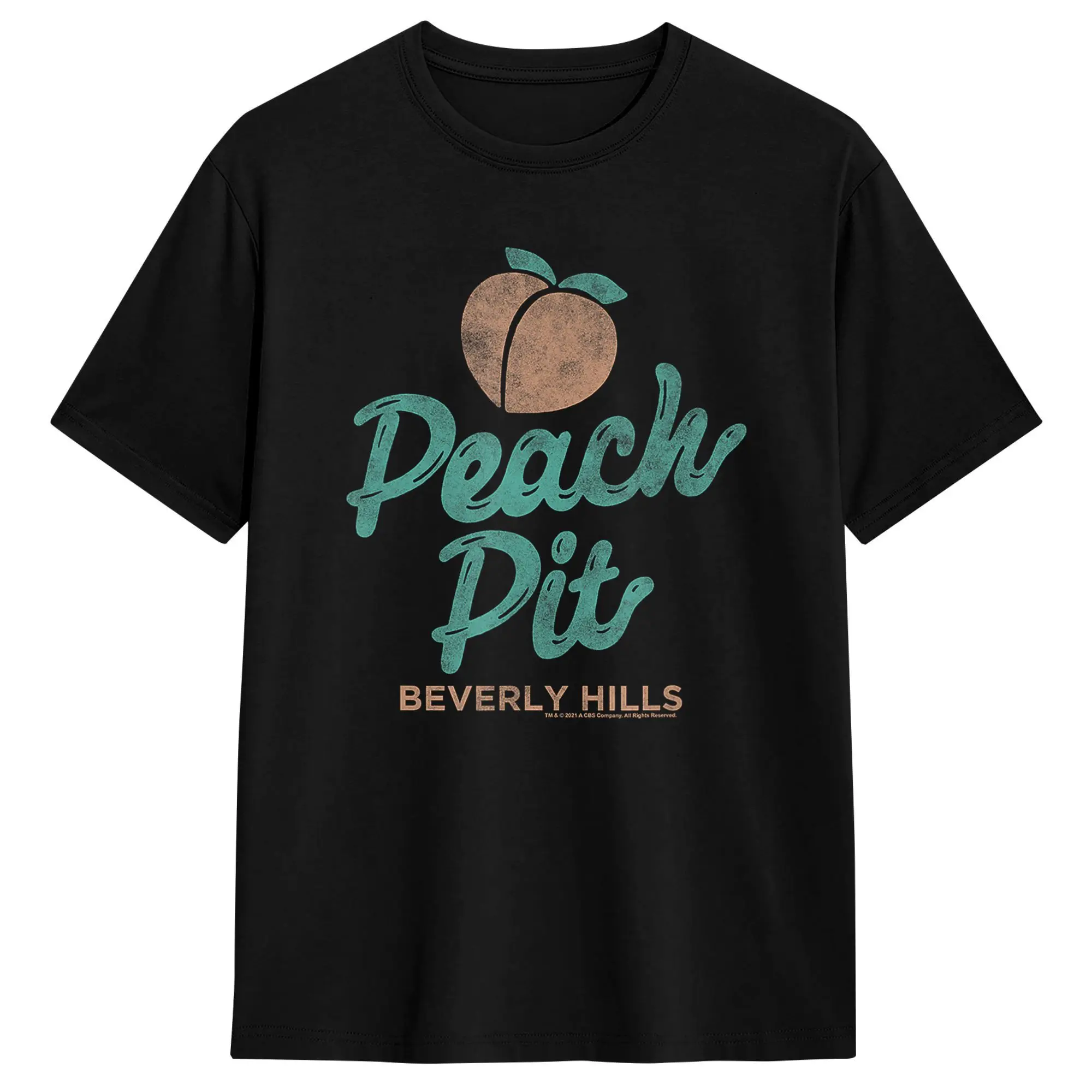 Beverly Hills 90210 Peach Pit Logo T Shirt Summer  Hippie T-Shirts Cotton Round Neck 4XL 5XL 6XL Clothes Short Sleeve Tops