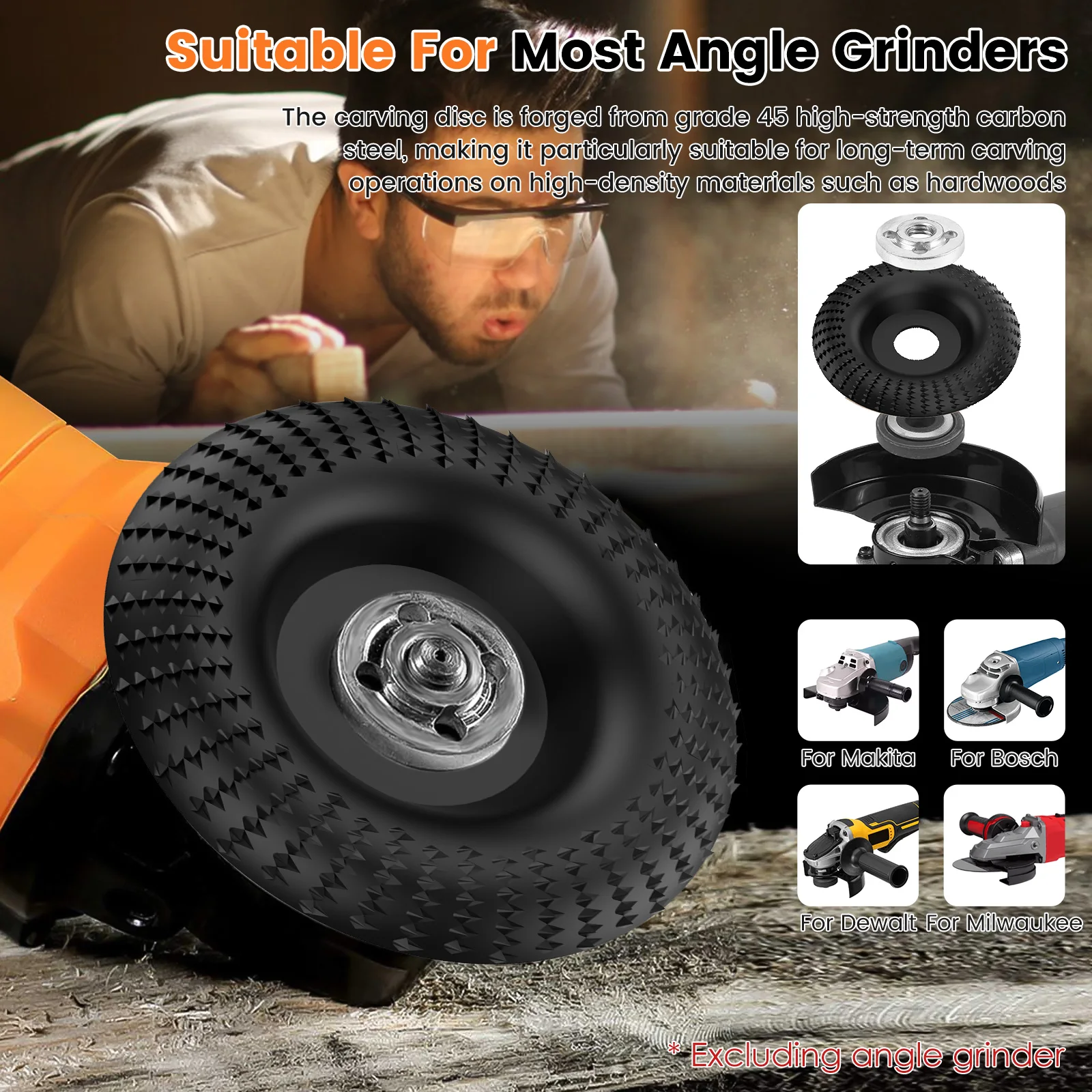 طحن عجلة قرص الطحن زاوية طاحونة النجارة تلميع القرص مع نتوءات طحن عجلة الرملي القرص الدورية القرص مجموعة