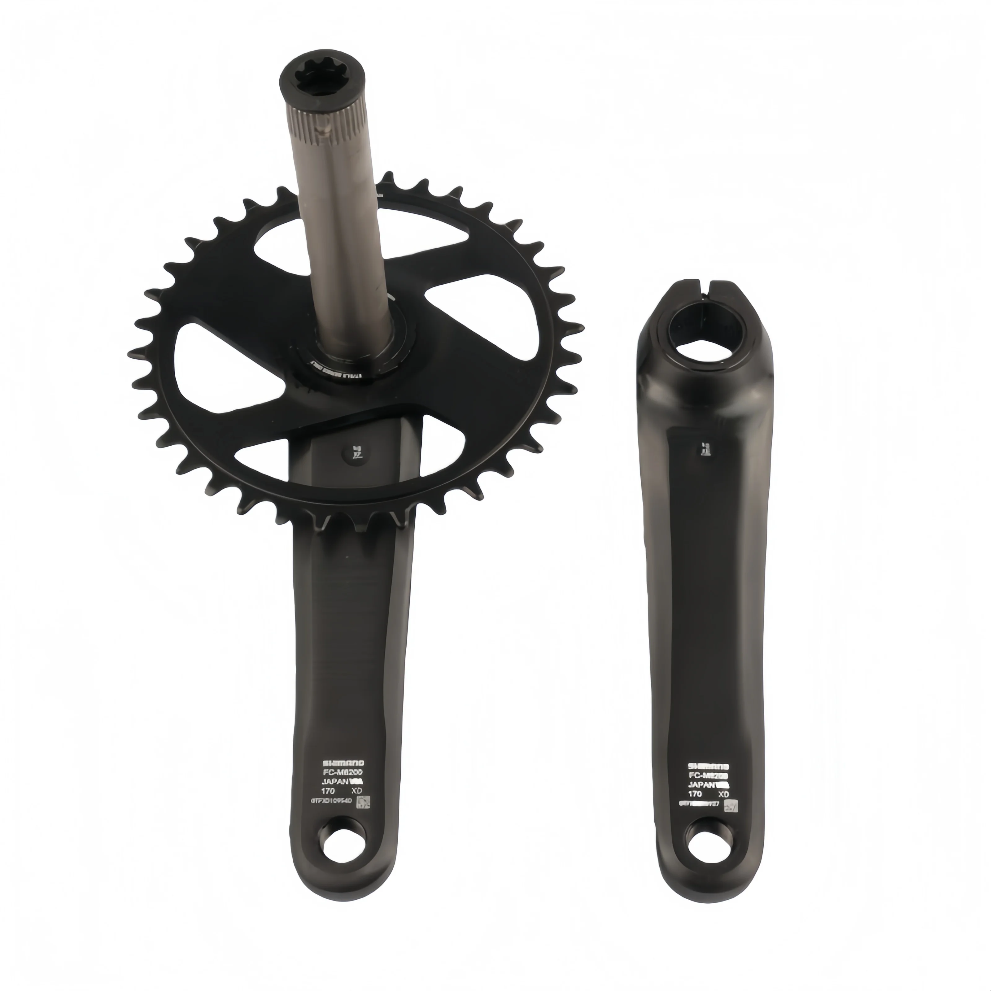 SHIMANO DEORE XT M8200 12-Gang-Kurbelgarnitur für MTB Mountainbike FC-M8200 165MM Kurbelarm 32T Kettenblatt Original Fahrradteile – Detail 2