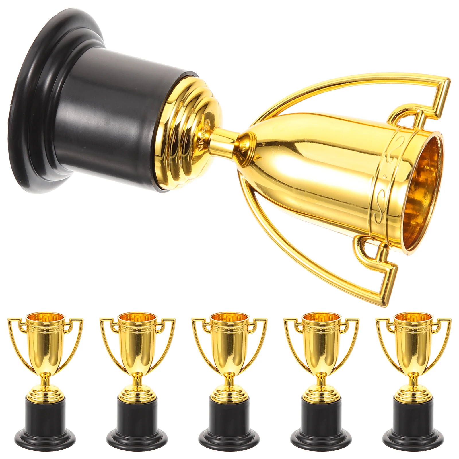 

6 Pcs Plastic Trophy Creative Trophies Popularity Lightweight s Reward