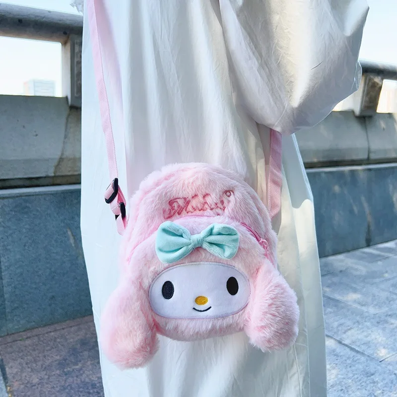 Mignon cannelle en peluche sac de messager Lolita une épaule Mini sac de téléphone portable sac de changement Jk fille coeur loisirs mignon jouet cadeau de noël