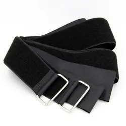 5Pcs Metal Buckle Hook And Loop Straps Reusable Fastening Cable Straps Cable Ties Adjustable Nylon Securing Straps For Cord Wrap