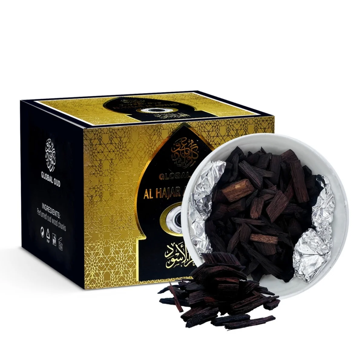 Incenso de luxo-fragrância árabe tradicional para cerâmica/queimadores portáteis incenso artesanal aromaterapia sândalo perfume presente