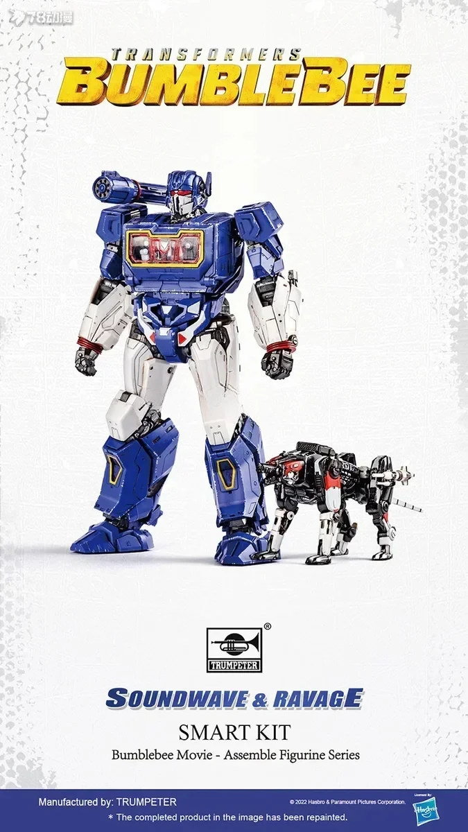 Disponibile Bumblebee Movie Soundwave & Ravage Kit modello in plastica assemblare statuette serie Action Collection Toy Gift