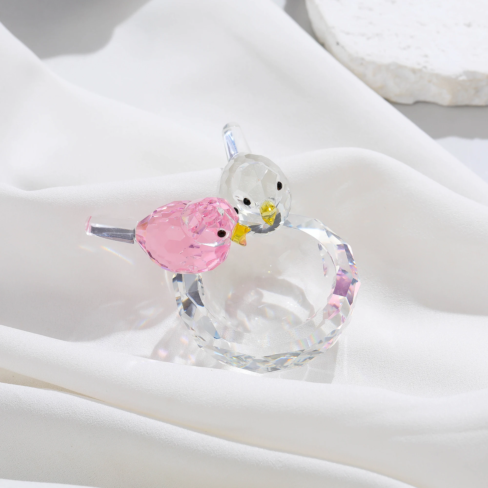 Crystal bird Jewelry Box Birds Bowl Home decoration For Small jewelry necklace ring Give friend Birthday Valentine\'s day Gift