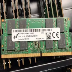 Micron RAMS DDR4 16GB 2666MHz Laptop Memory DDR4 16GB 2RX8 PC4-2666V-SE1-11 SODIMM 1.2V