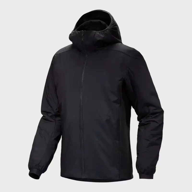 

Outdoor Pata Men's Warm Cotton-padded Jacket, Water-resistant Hood, Light, Warm, Soft and Pressure-free Mountaineering Jacket