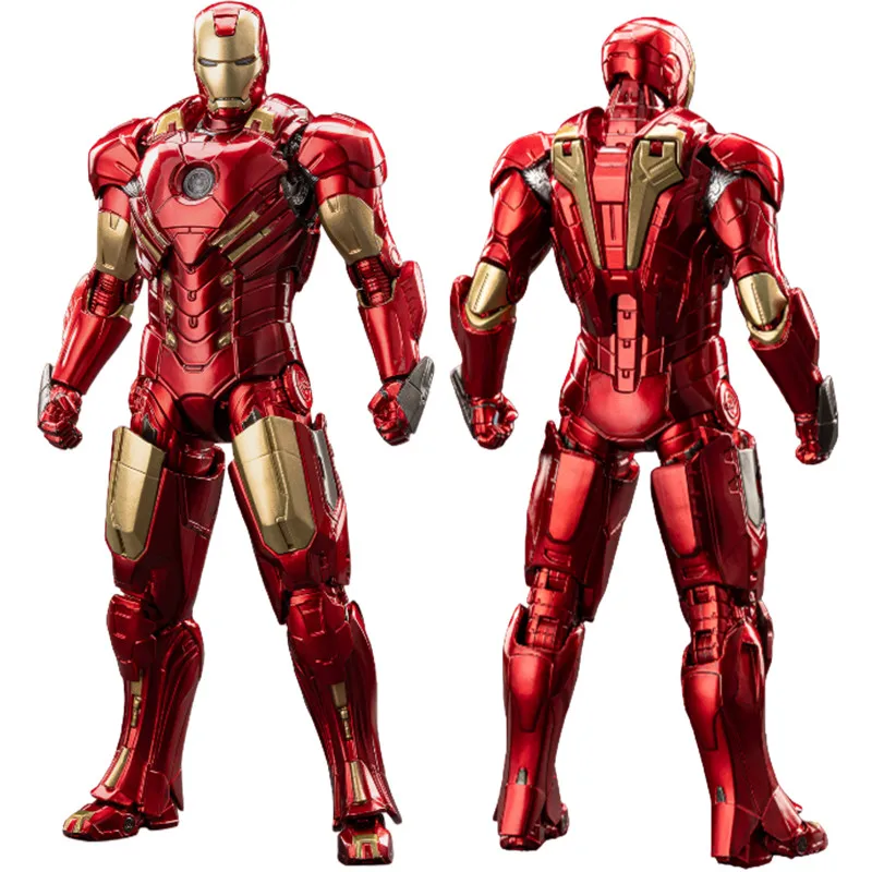 ZD Toys Iron Man ony Stark The Avengers MK13 MK08 Action Figure Toys Collectible Model Doll Joint Movable Ornament Birthday Gift - view 2