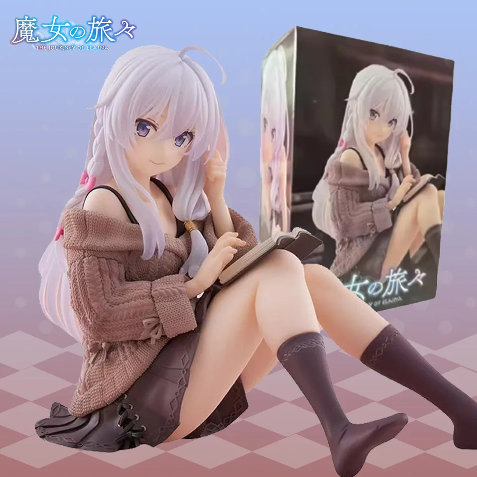 10cm Wandering Witch Anime Figure Collection Toys The Journey Of Elaina Action Figure PVC Model Doll Gift
