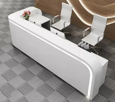 

Company paint front desk beauty salon cashier counter reception desk desk counter corner simple and modern