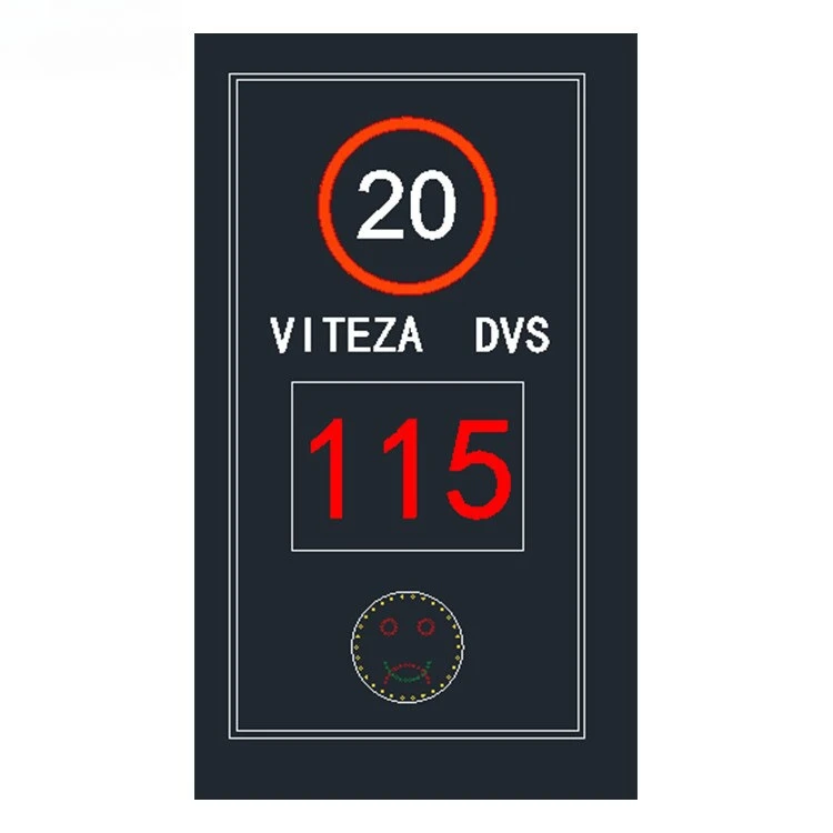 

Portable Solar Outdoor Your Speed Feedback Radar Speed Limit Monitor