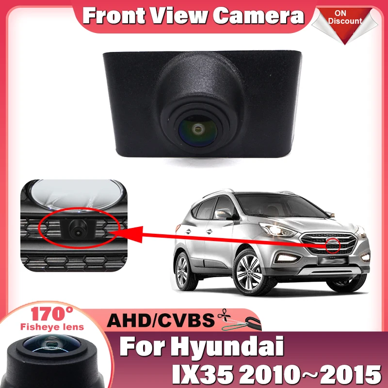 

HD 170Degrees Wide Angle AHD 1080P Front View Camera For Hyundai IX35 2010~2015 Waterproof Night Vision Car Attachment