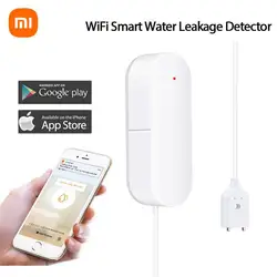 Xiaomi WiFi sensore di livello dell'acqua Tuya allarme perdite rilevatore di perdite di inondazione Smart Home Life APP allarme acqua sicurezza allarme troppopieno