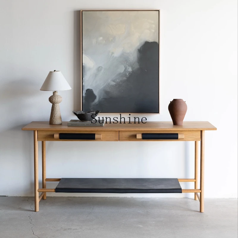 

Chinese medieval entrance entrance table against the wall simple incense case