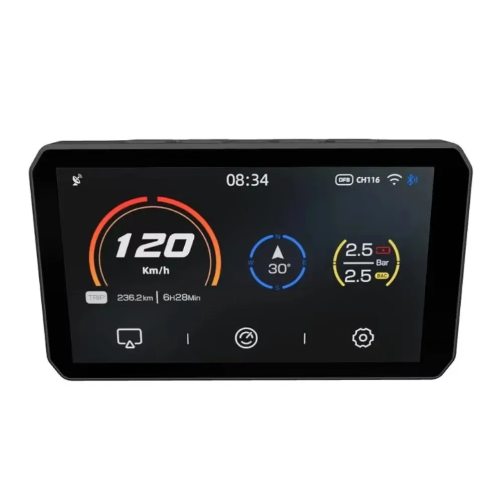 

AIO-5 Play Front and Rear Driving Recorder Android Wifi Motorcycle Driving Recorder