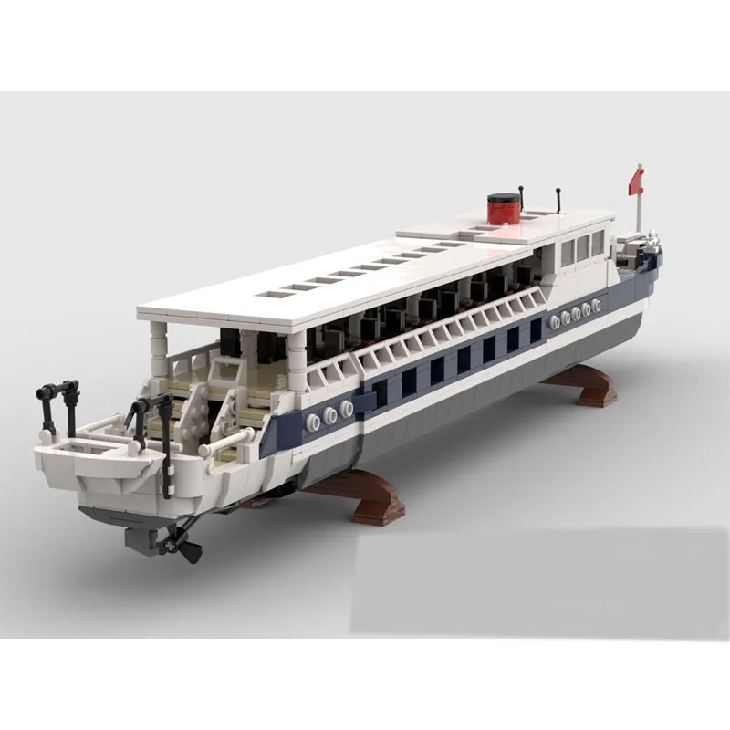 MOC-238149 Sailing Ocean Cargo Kreuzfahrtschiff Bausteinmodell 1722 Teile Erwachsene Jungen Geburtstag Baustein Spielzeug Geschenk