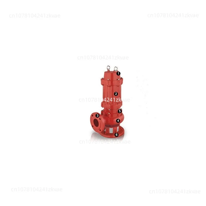 High temperature resistant submersible sewage pump, furnace room hotel bath 380v sewage hot water pump