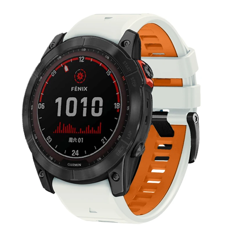 Correas de reloj Quickfit de 26mm y 22mm para Garmin Fenix 8 Quatix 7 7X 47 51mm 6 6X 5X Plus Epix Pro 2 Enduro 3 correa de muñeca de silicona