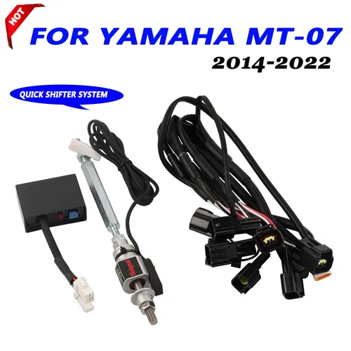ヤマハmt07,mt 07, MT-07, 2014-2018, 2019, 2020, 2021, 2022用のオートバイ用一方向電気クイックシフター,ギアシステム,アクセサリー
