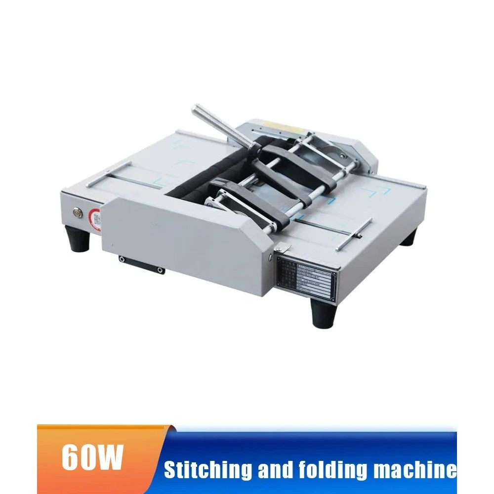 Stitching Folding Machine A3 Electric Automatic Nailing Folding All-in-one Machine Saddle Stitching Flat Nail Folding Binding