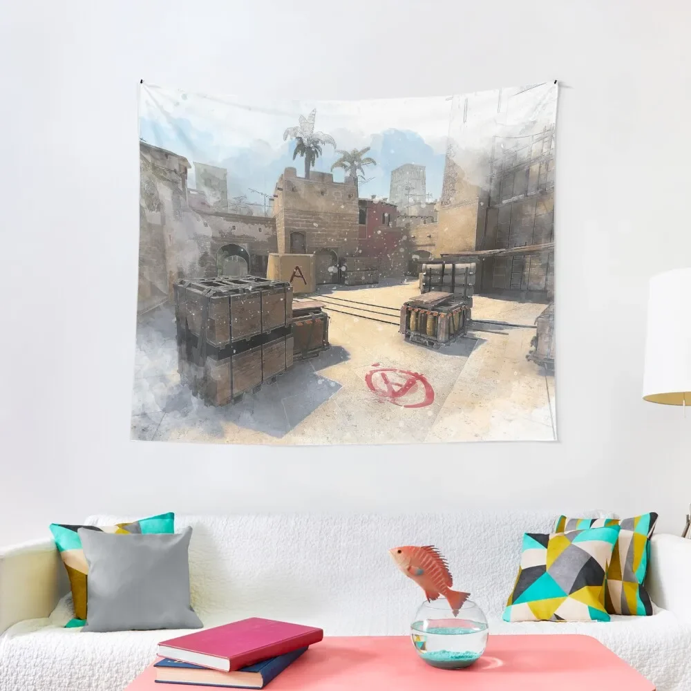 Mirage CSGO Poster in Watercolour Poster Tapestry Wall Hanging Decor Wall Hanging Wall Tapestry