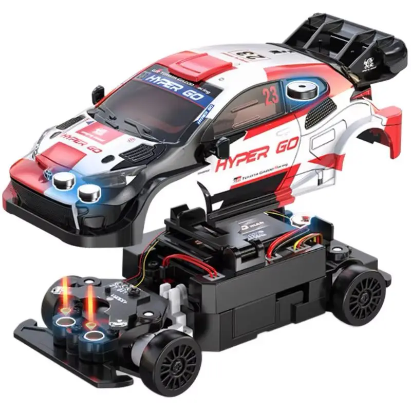 MJX New 43308 1:43 RC Car Alloy Magnetic Car Shell Mini Simulation Electric Racing Tension Remote Control Drift Vehicle Model