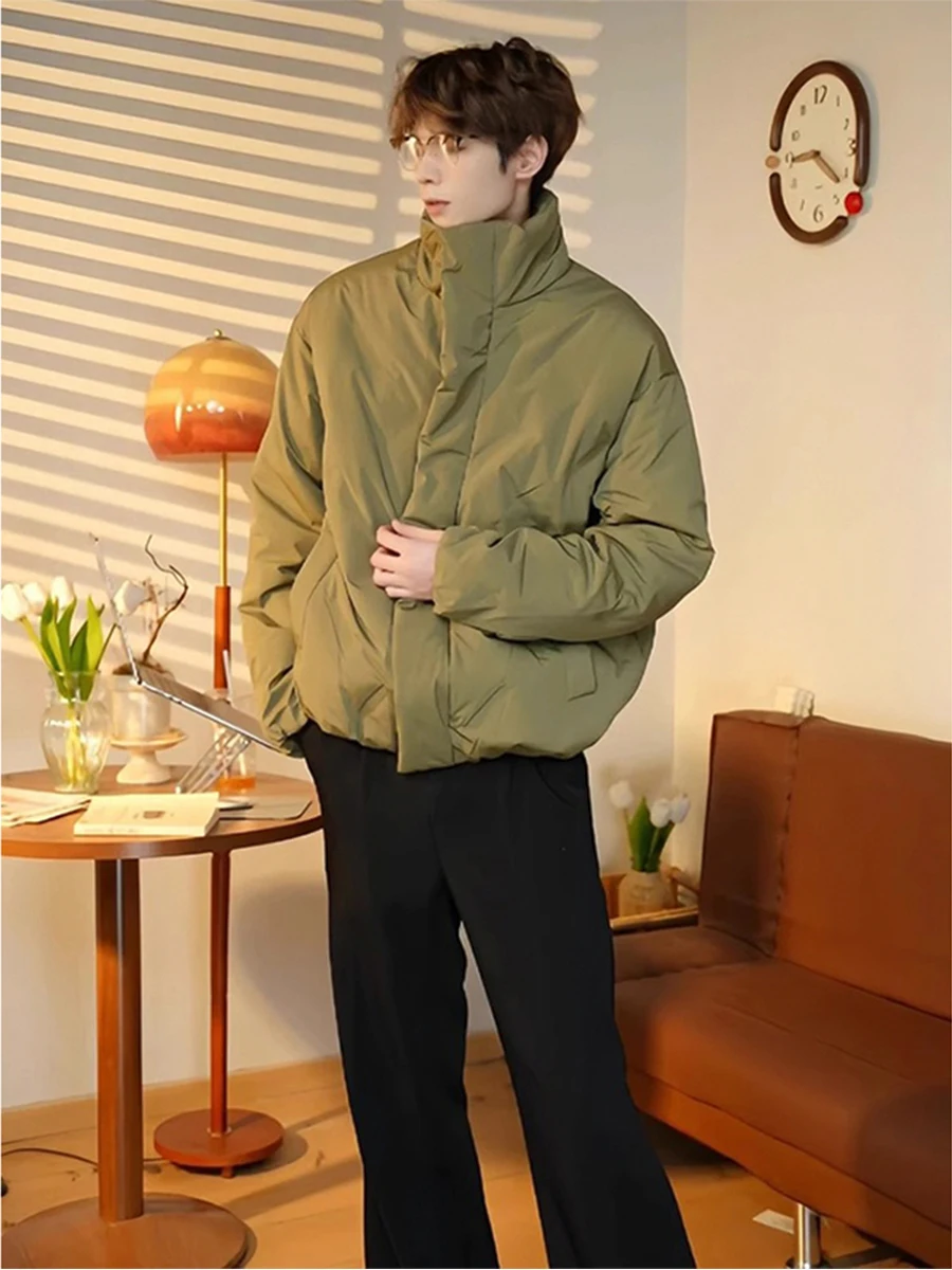 

Легкая утепленная куртка из хлопка и полиэстера с воротником-стойкой для мужчин, зимняя, теплая, изолирующая, Cleanfit