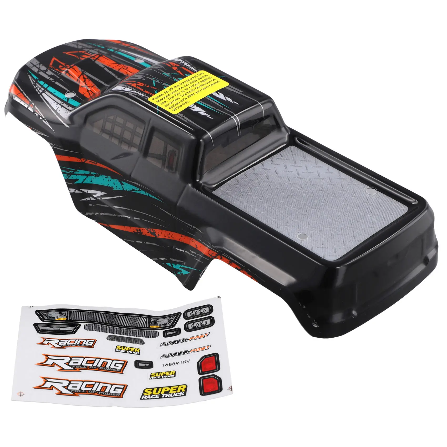 L79A HBX 16889 16889A 16890 16890A SG1601 SG1602 RC Car Body Shell and Sticker B004-INV 1/16 RC Car Parts Accessories A view 2