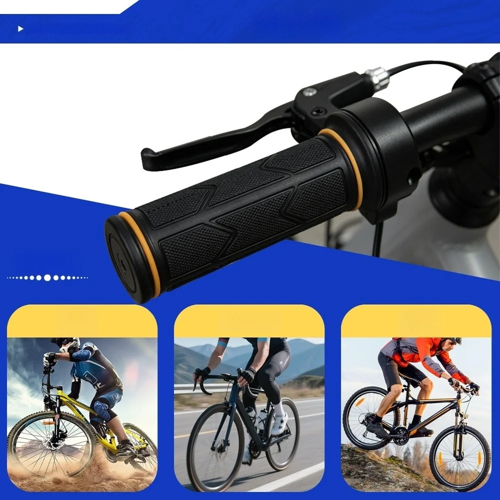 192X Left Hand Full Twist Throttle Grip ABS Material IP65 Waterproof Rating 3pin Interface for Ebike Conversion Kits