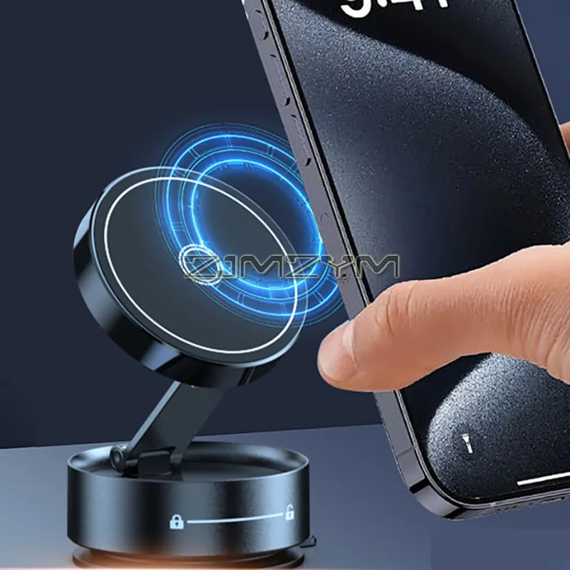 هاتف السيارة يتصاعد فراغ الامتزاز المغناطيسي هاتف السيارة جبل حامل حامل قوي شفط كأس لوحة القيادة السيارات الزجاج جبل #2