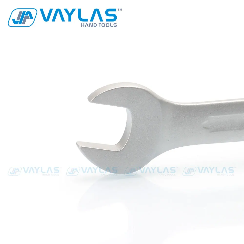 VAYLAS 13mm Dull Polished Combination Wrench Fixed Head Ratchet 72T and Open End High Torque Spanner  Repair Hand Tool