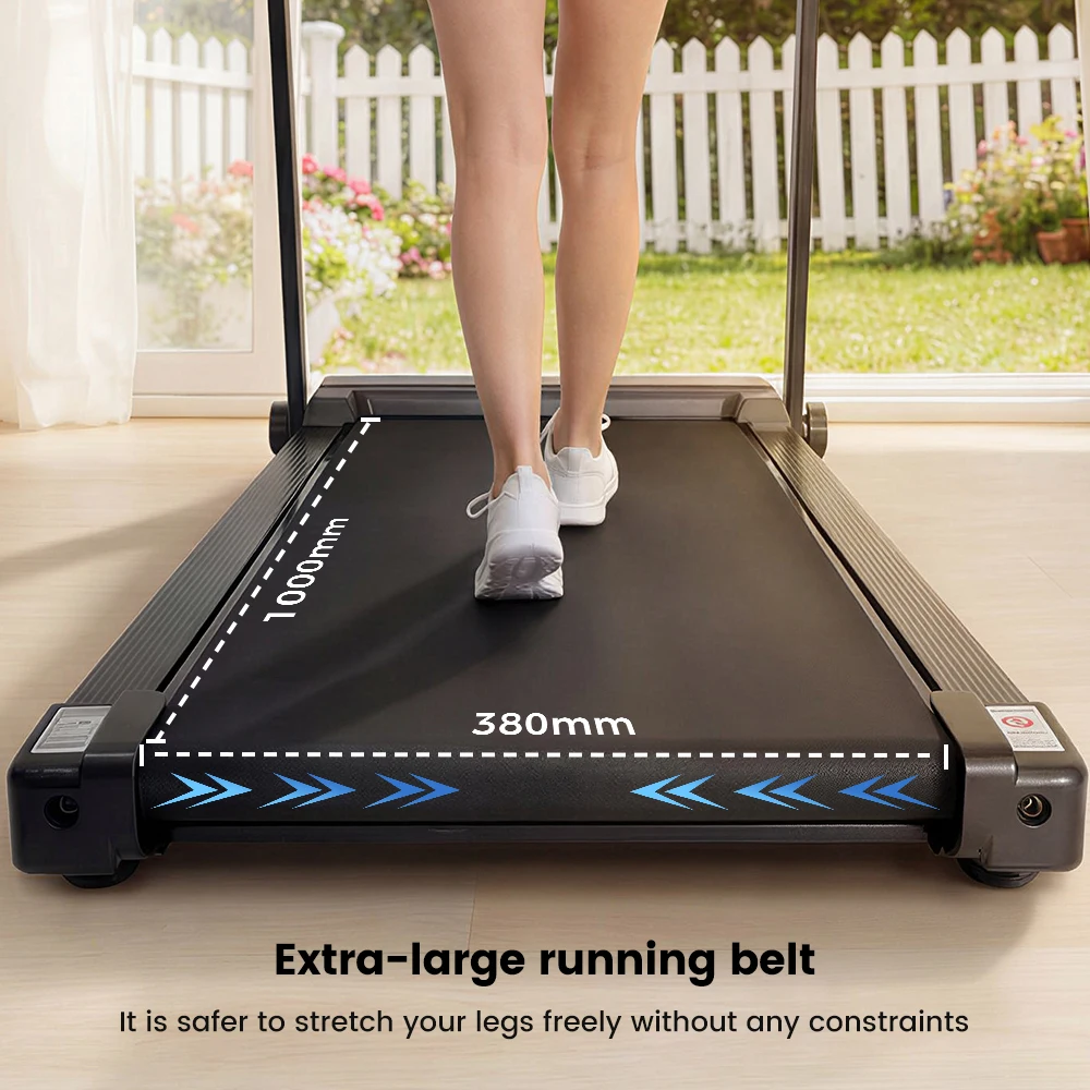Formill X2NC Indoor-Laufband 2,5 PS, LED-Display, Leiser Motor, 120 kg Tragkraft, 12% Steigung Heim-Laufmaschine – Detail 10