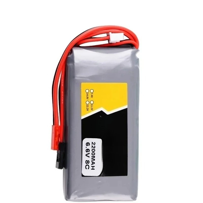 For 6.6V 2200MAH Lipo Battery for Futaba Transmitter Helicopter Li-Fe Remote Controller Rechargeable