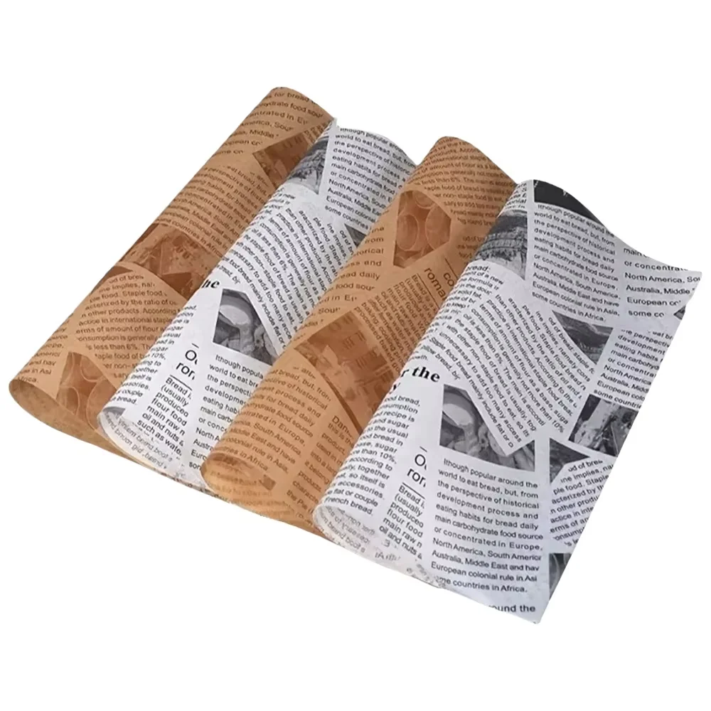 300 Pcs Food-grade Greaseproof Paper Food Basket Liners for Sandwiches, Burgers, Fries Wrapping for Party, Festival and Outdoors