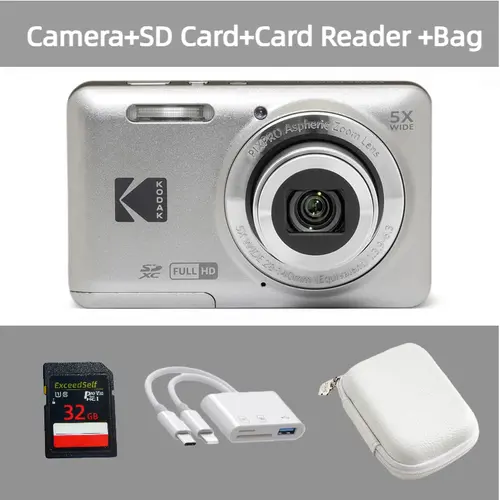 KODAK PIXPRO FZ55-RD 16MP Digital Camera 5X Optical Zoom 28mm Wide Angle 1080P Full HD Video 2.7" LCD Vlogging Camera - Image 17
