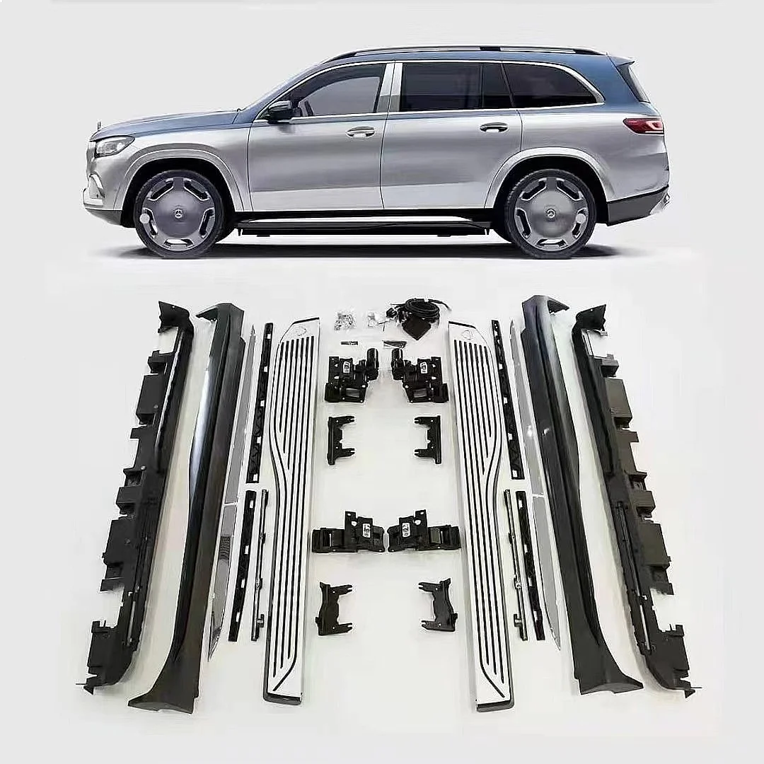 New Arrived Electric Side Step for Mercedes-Benz GLS X167 Maybach Style Aluminum Pedal